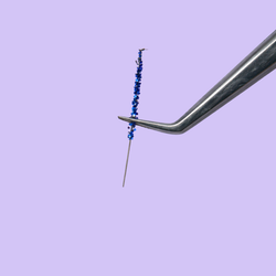 Professional glitter lash extensions