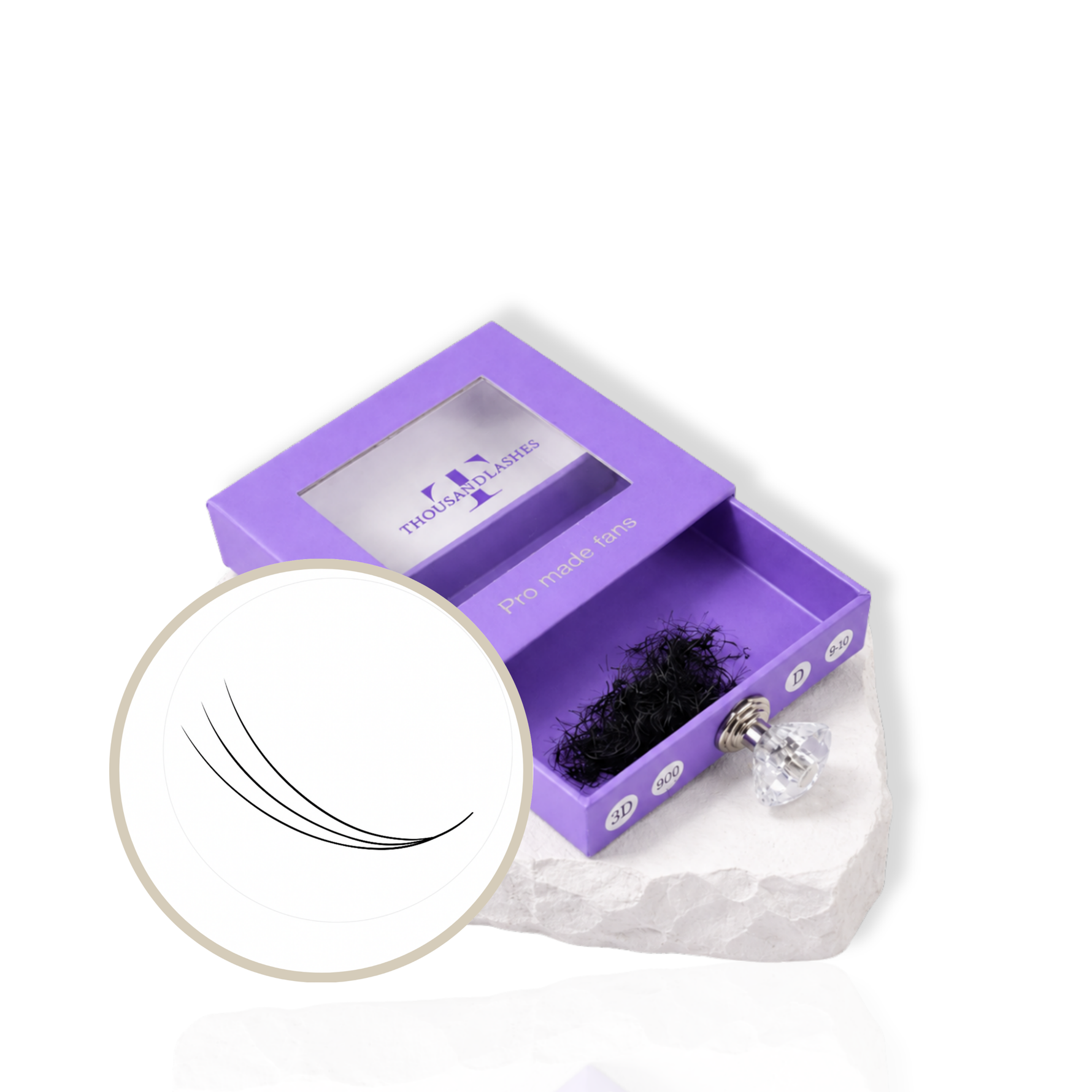 3D Pro-Made Volume Fans 0.07 Single Length 7–20mm