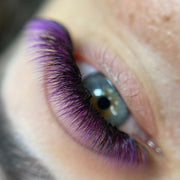 Purple Color Lashes