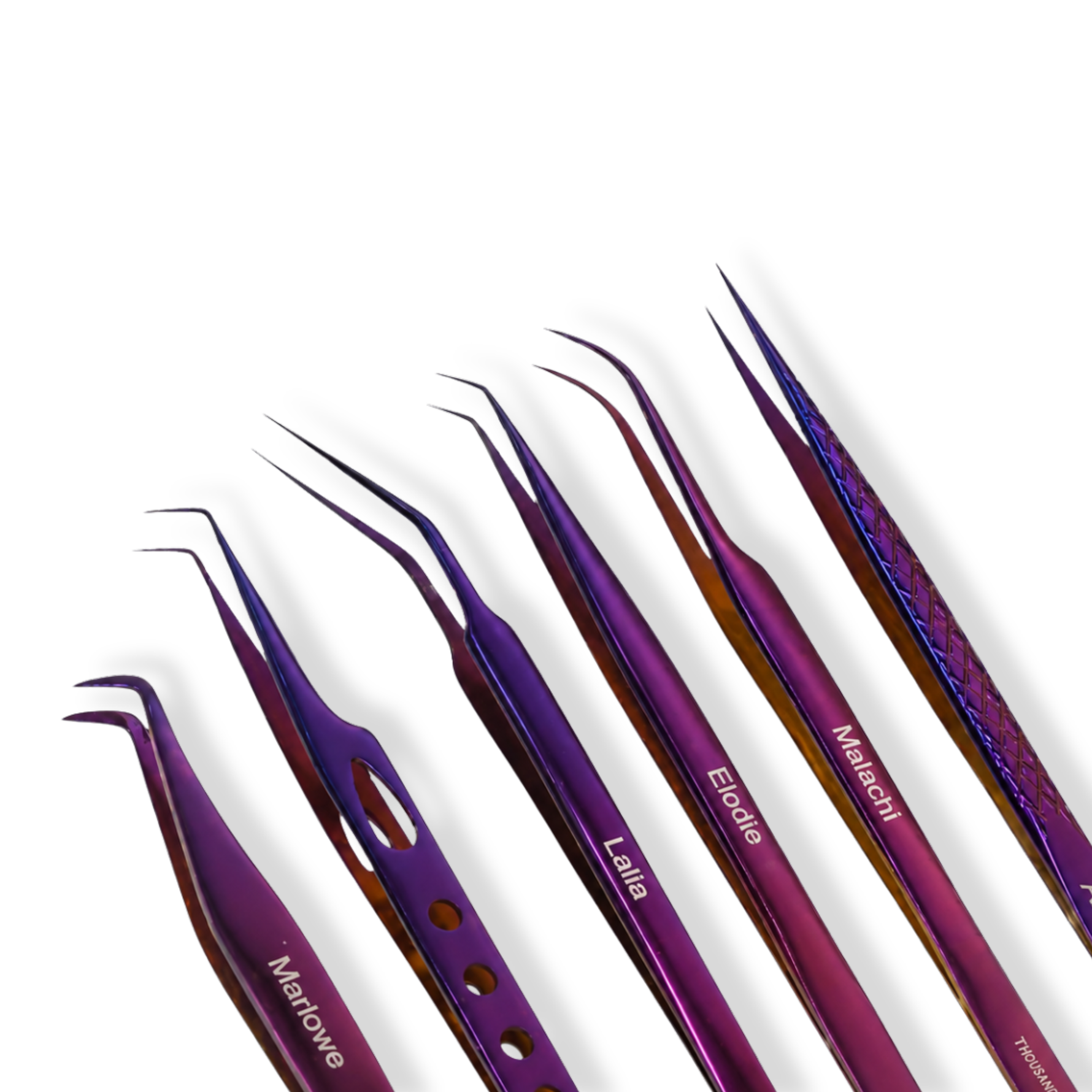 Purple Lash Tweezers