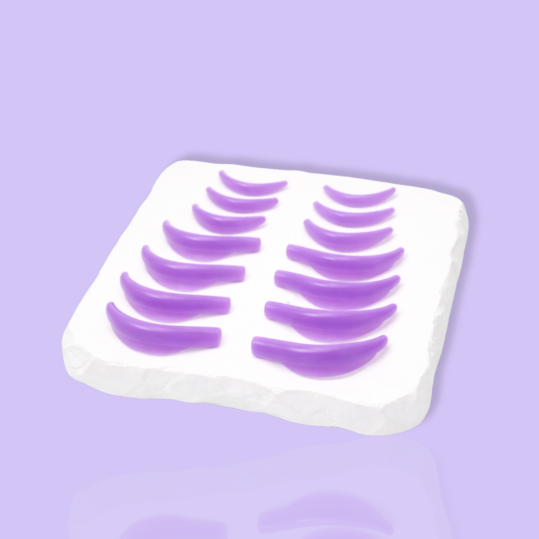 Silicone lash lift rods