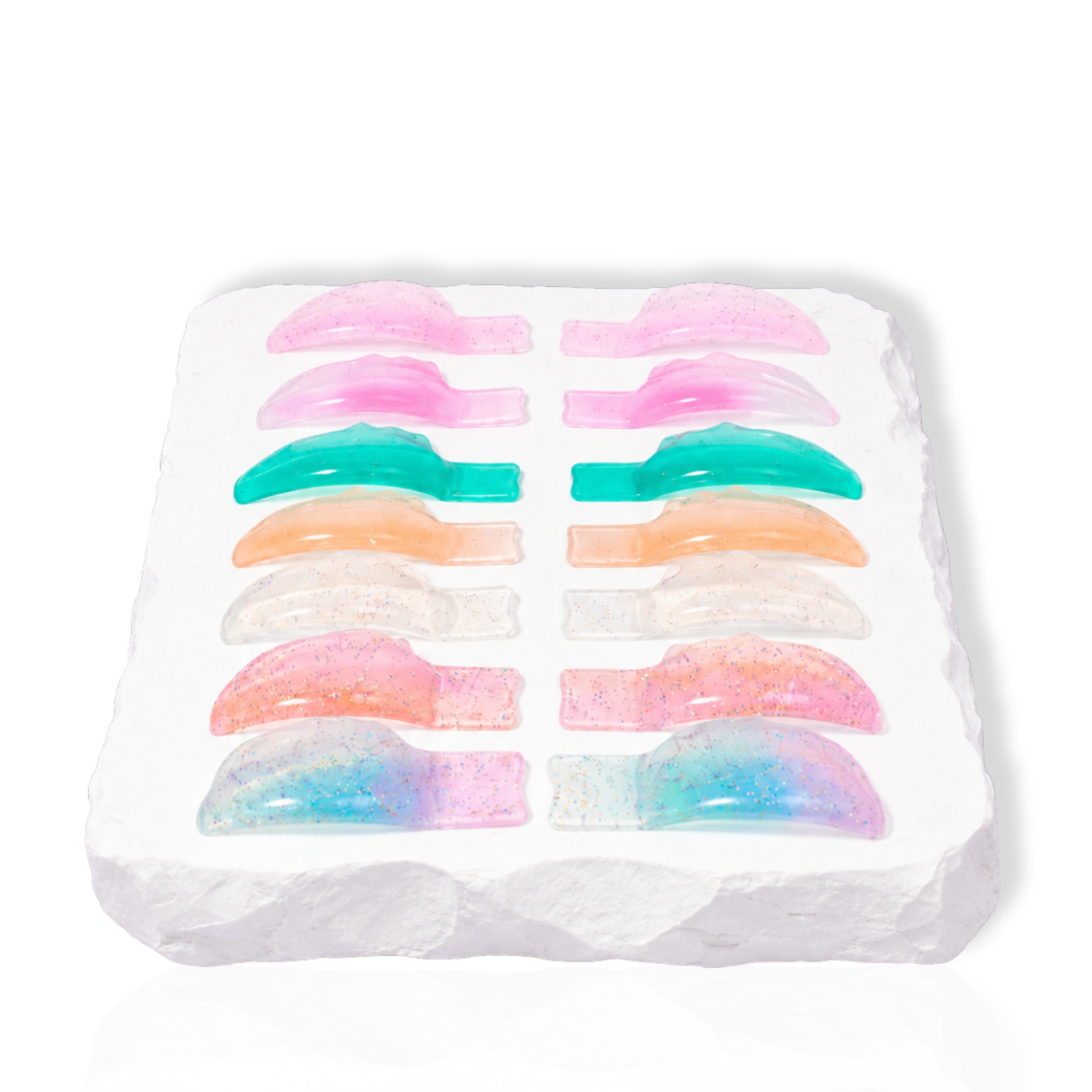Silicone lash lift rods