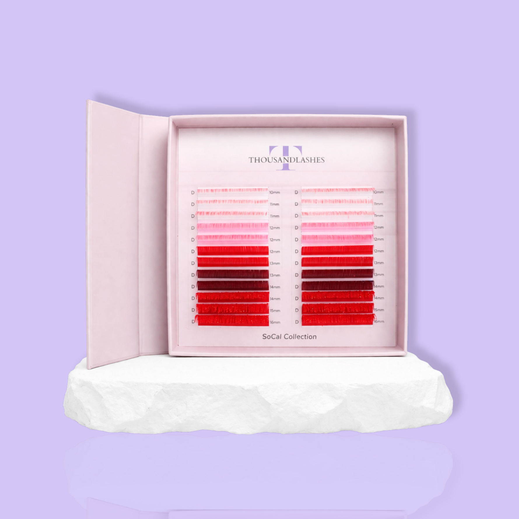 SoCal Collection colored lashes