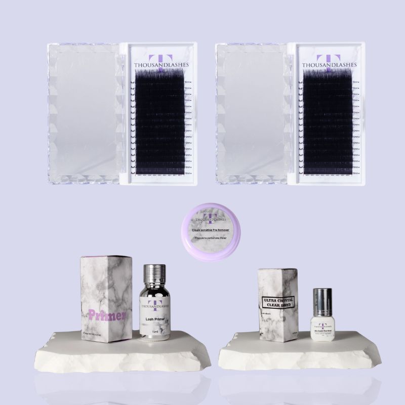 STARTER LAVENDER EYELASH EXTENSION KIT