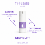 Step 1 Lift solution for lash lift and brow lift services
