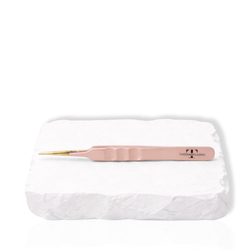 Nude straight eyelash tweezer