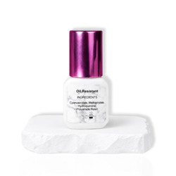 ThousandLashes Ultra Crystal Bond lash glue bottle showing ingredients and professional eyelash extension adhesive formula