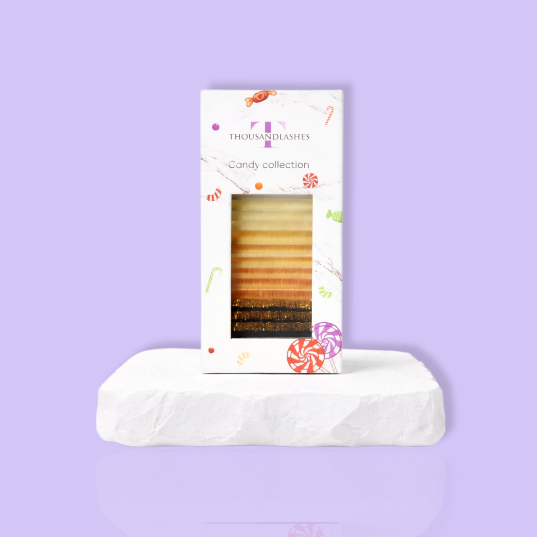 Trendy color lashes