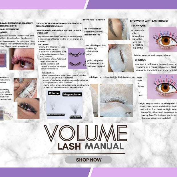 Volume Lash Extension Training Guide