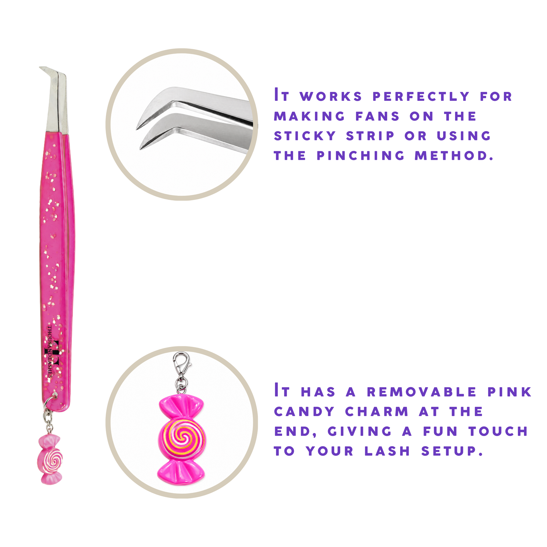 Volume lash tweezers kit