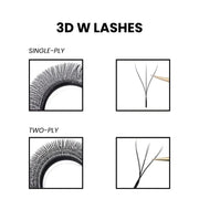 0.05 W VOLUME LASHES SINGLE LENGTH