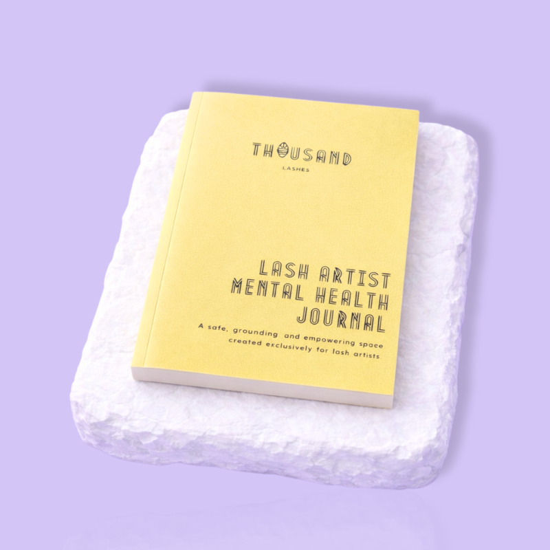 Wellness journal for lash techs