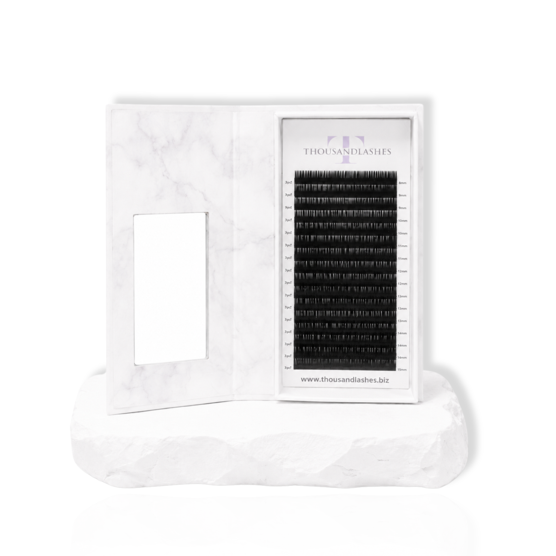 Wet volume lashes mixed length 8–15mm