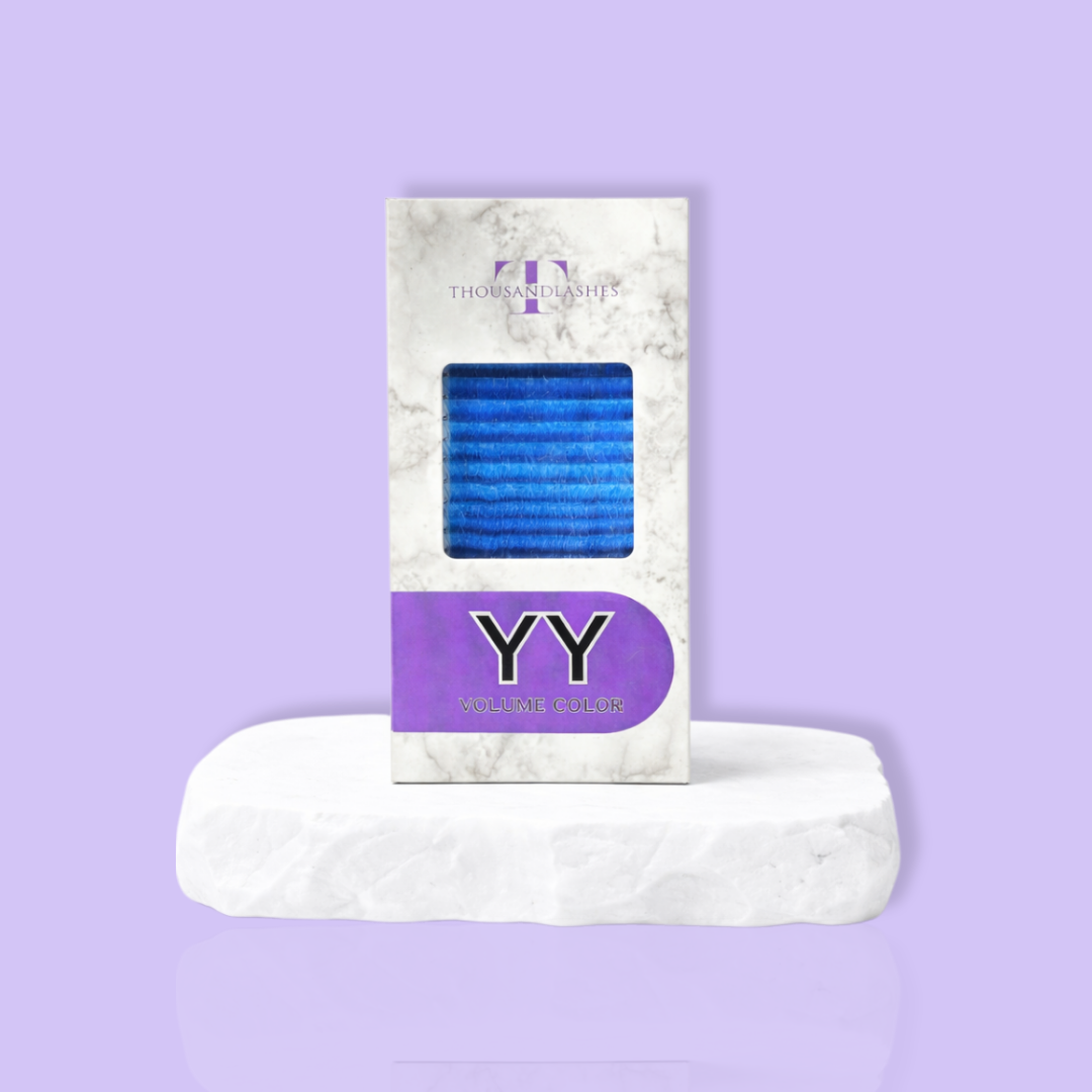 Blue YY Lashes Mixed Length 8-15mm