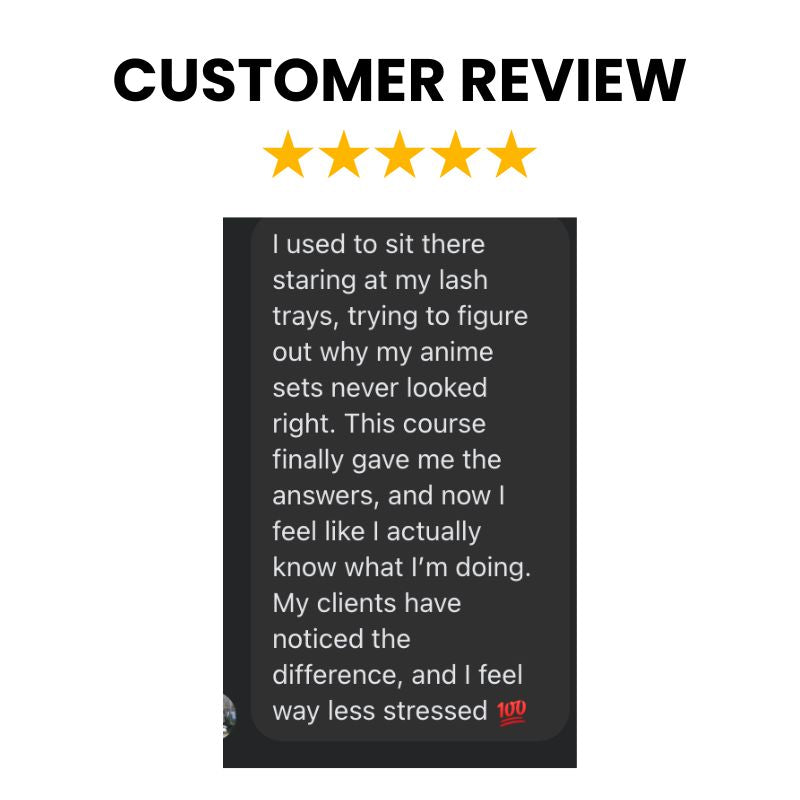 anime eyelash extension course