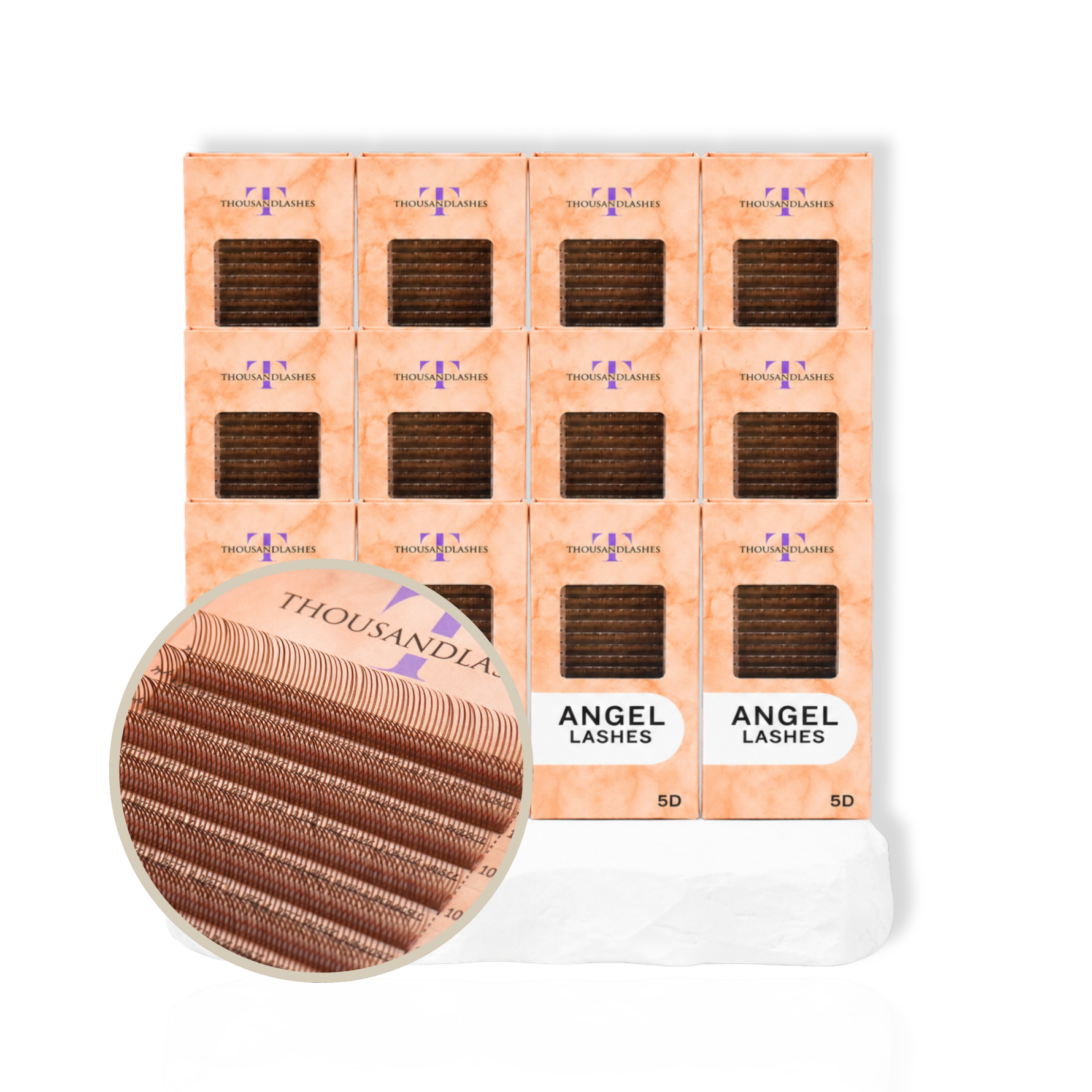 brown angel volume lashes