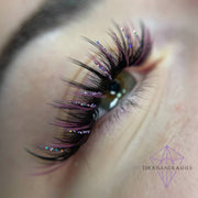 color lash extensions