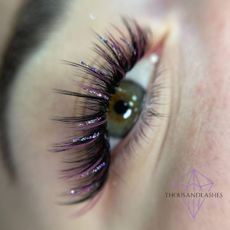 color lash extensions tray