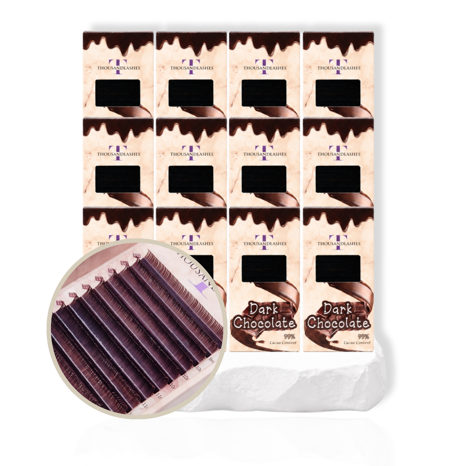 dark chocolate lashes