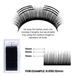 easy fan lash trays