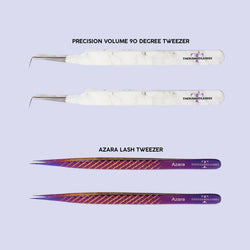 extra lash tweezers set