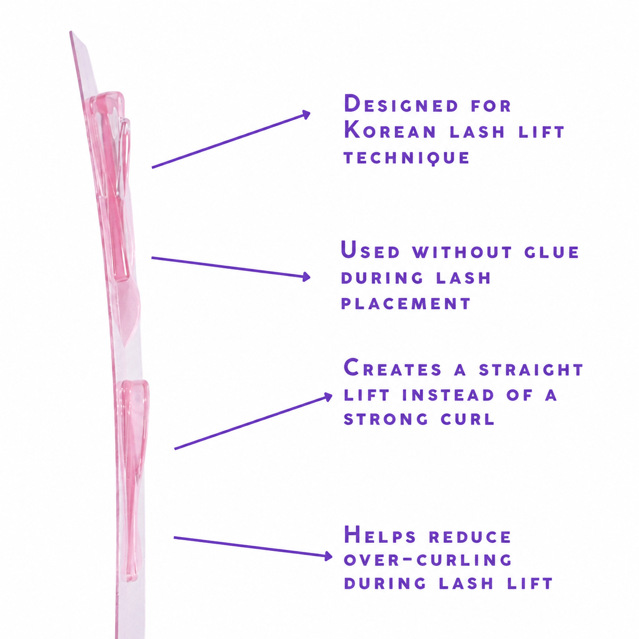 flat lash lift shields