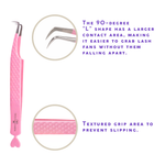 hearts volume lash tweezers