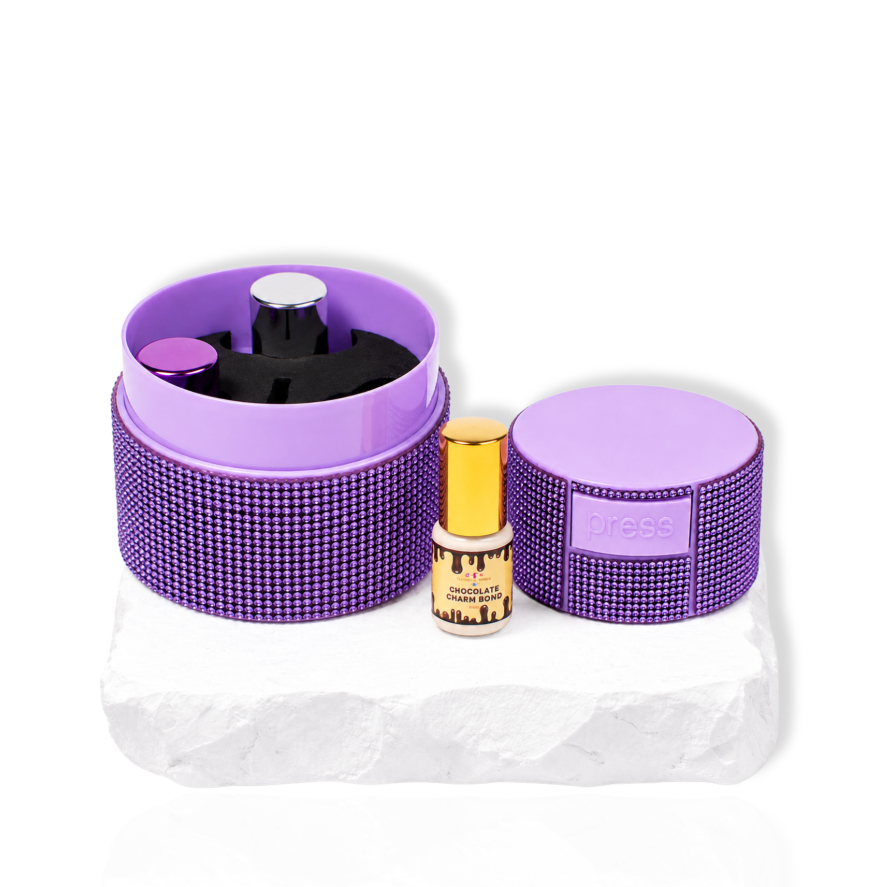 eyelash extension adhesive vault