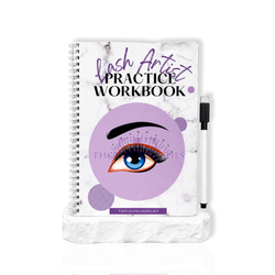 lash artist practice workbook