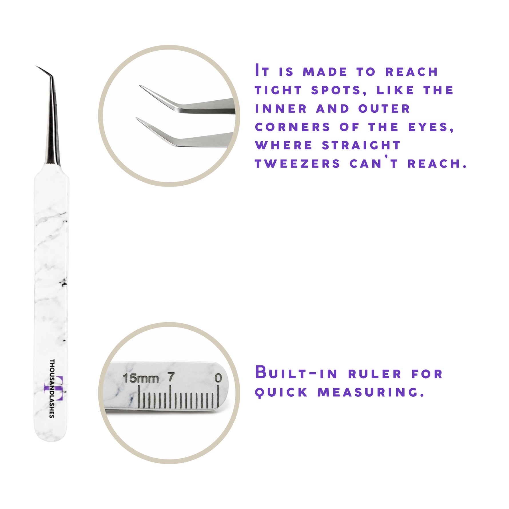 lash extension isolation tweezers