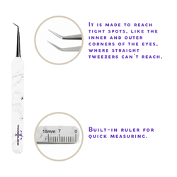 lash extension isolation tweezers