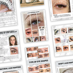 lash extension mapping book