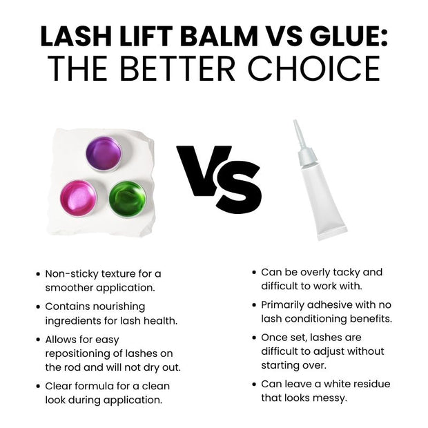 lash lift balm vs lash lift glue