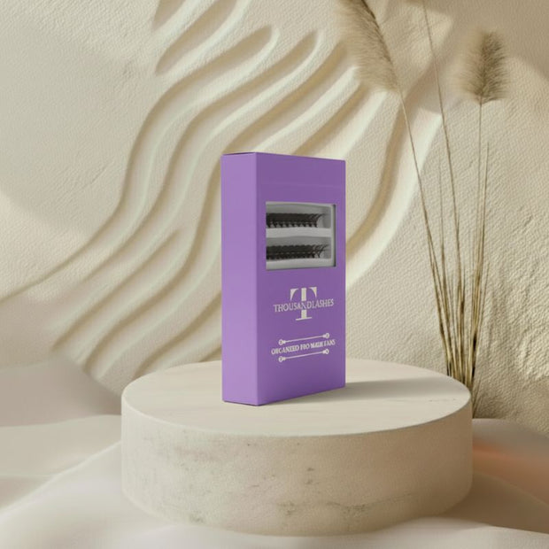 organized lash trays