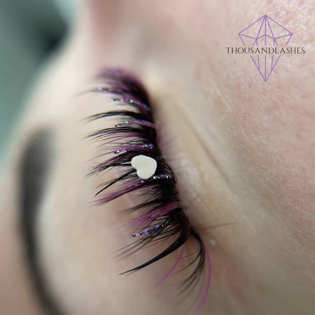 professional colored eyelash extensions