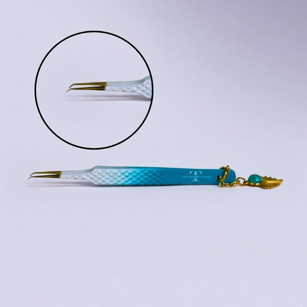 Slim Tip 45-Degree Evil Eye Tweezer