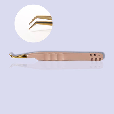 NUDE 45 DEGREE ISOLATION TWEEZER