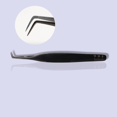 NOIR FIBER TIP COLLECTION PRECISION 90 DEGREE TWEEZER