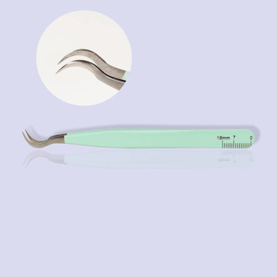 Curved Tip Lash Tweezer