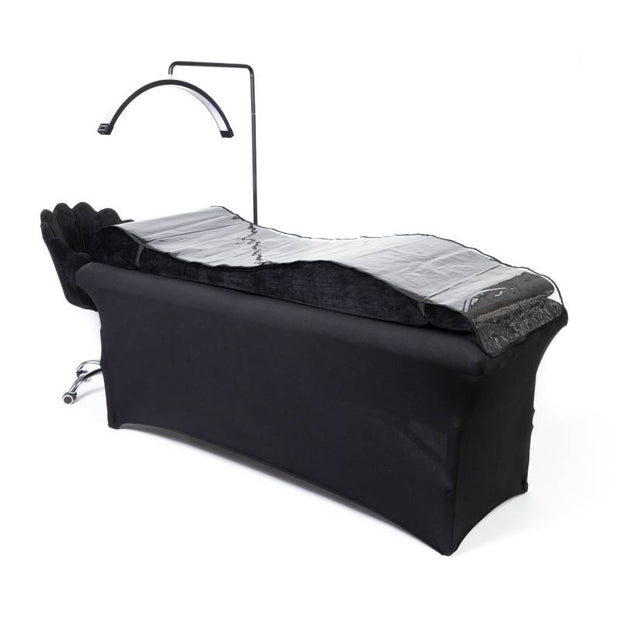  PRASNE Luxurious Curved Lash Bed Topper - Ergonomic Massage Bed  FoamTopper Wave Mattress Support The Body 30D High Density Foam - Black :  Home & Kitchen