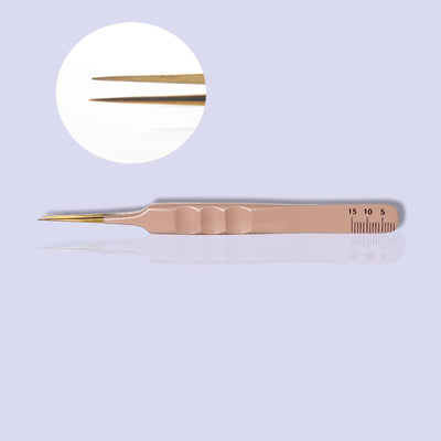 Nude Straight Eyelash Tweezer