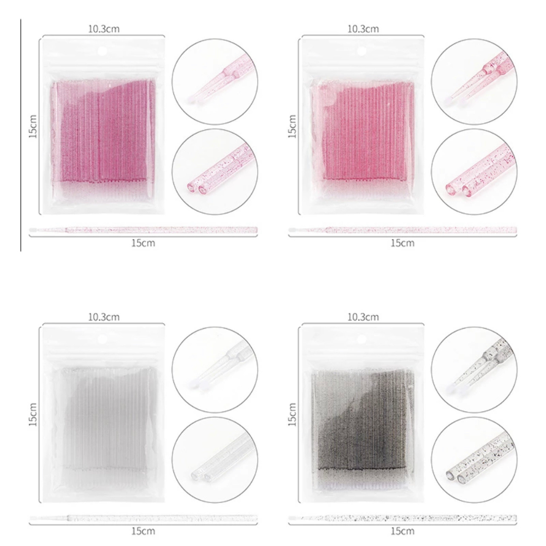GLITTER MICRO BRUSH (200 PCS)